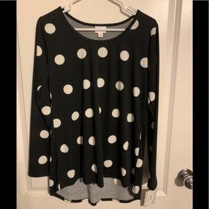 NWOT! Lularoe polka dot XL lynnae